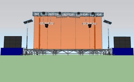 Iluminación escenario